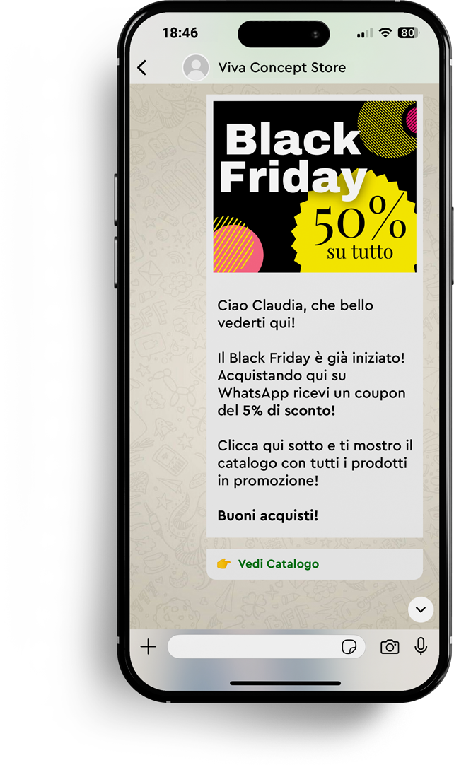 Imagem do catálogo de promoções com ofertas personalizadas via VoxMe